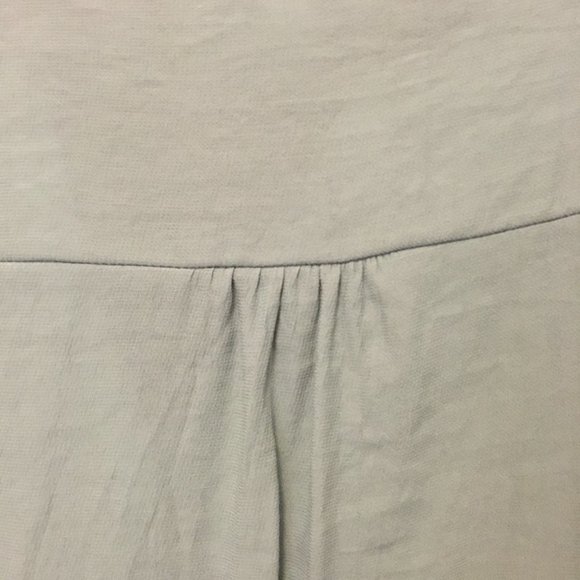 Powder Blue Semi Sheer Tunic Blouse - Picture 5 of 14